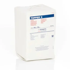Topper 8 Kompressen unsteril, 5cm x 5cm, VE=100 Stück