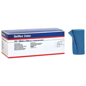 Uniflex color, blau, 5 m x 8 cm, VE = 10 Binden