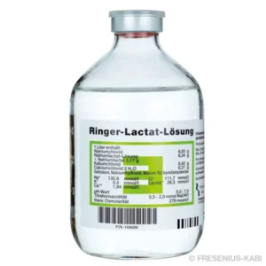 * Serviceartikel*  Ringer-Lactat-Lösung, 500 ml, Plastik, VE=10 Stk.
- Abrechnung über unseren Servicepartner-