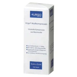 Urgo Mullkompressen, unsteril, 7,5 x 7,5cm, VE=100 Stk.