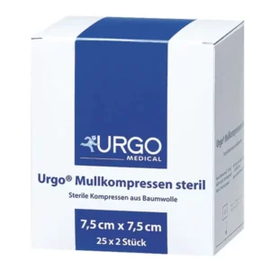 Urgo Mullkompressen, steril, 10 x 10cm, VE=50 Stk. ---kein LT stand 27.12, Rückstand nicht möglich---