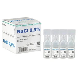 *Serviceartikel* Isotonische Kochsalzlösung 0,9%, 10ml, Kunststoff, fa. Braun, VE=20 Ampullen --- Verkauf und Abrechnung über unseren Servicepartner ---