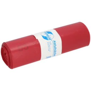 Abfallbeutel 70 Liter-Standard, 25 Beutel pro Rolle, 50my, Farbe: rot