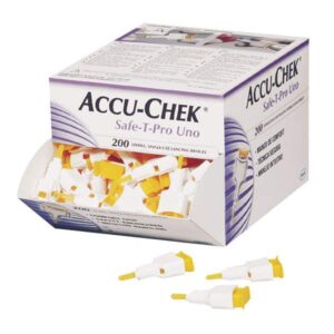 Accu-Check Safe-T pro UNO, Lanzetten, gelb, VE= 200 Stück