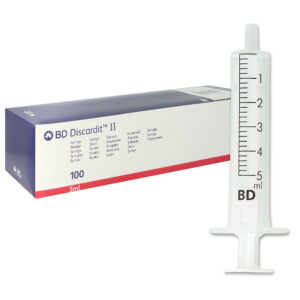 B.D. Discardet  5 ml Einmalspritzen