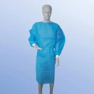 BESUCHERKITTEL universal HELLBLAU, aus Vliesstoff, mit Strickbündchen, VE= 10 Stk