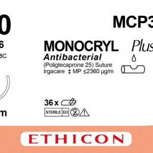 Nahtm. Monocryl plus violett 3-0, UR6, 70cm, MCP3625H