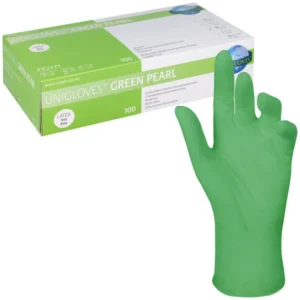 Unigloves Nitril green pearl Handschuhe, Größe: L