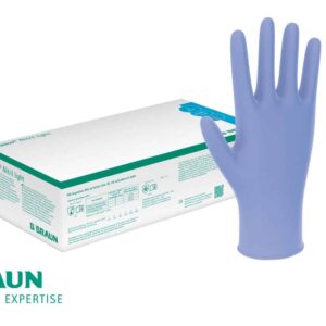 Vasco Nitril light Handschuhe, mikroraue Oberfläche, unsteril, blau, puderfrei, Gr. XL
