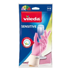 Vileda feiner Haushaltshandschuh, Gr. M, Farbe: pink, VE = 1 Paar