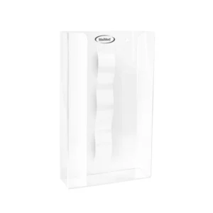 Wandhalter aus Acryl mit Feder - Maße: 24,6 B x 41,0 H x 8,1cm T, 3 -fach
