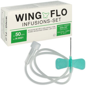 Wingflo Flügelkanülen, grün, 21G, VE=50 Stk.